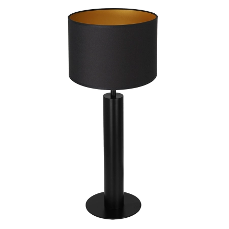 Czarno-złota lampka stołowa, do gabinetu LX 3664 z serii TABLE LAMPS