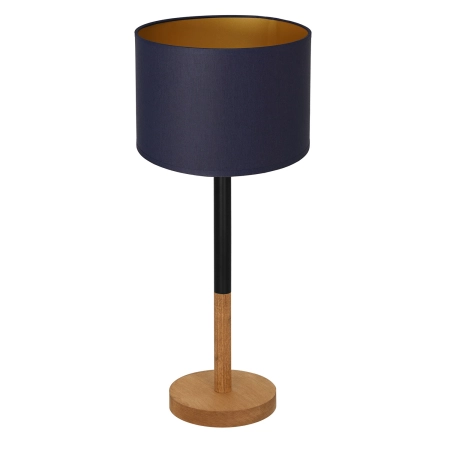 Granatowo-brązowa lampka stołowa, nocna LX 3828 z serii TABLE LAMPS