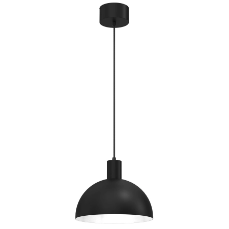 Czarna lampa wisząca, minimalistyczna LX 3888 z serii SINGLE