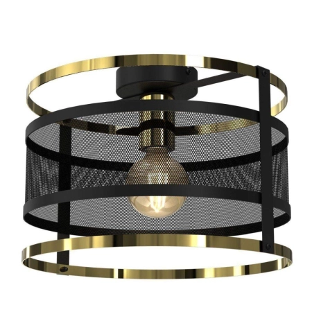 Niezwykła lampa czarno-złota, ażurowa LX 3902 z serii RIM