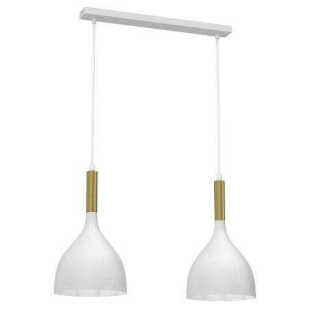 Lampa wisząca, biała, w stylu skandynawskim LX 3956 z serii NOAK
