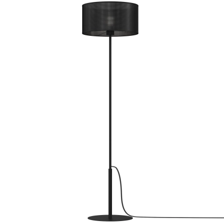 Lampa podłogowa, ażurowa, w czarnym kolorze LX 5244 z serii LOFT SHADE