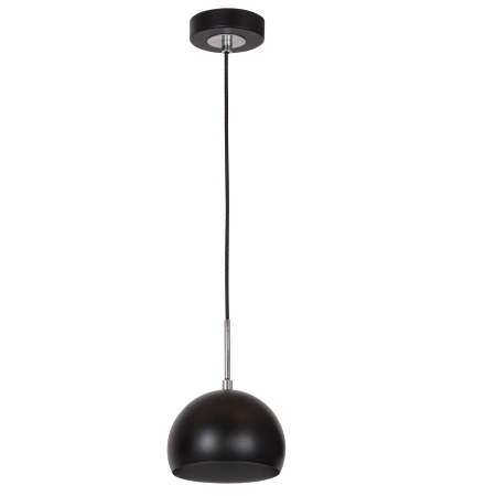 Czarna lampa wisząca z kulistym kloszem LX 0516 z serii COOL