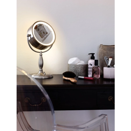 Lampa stołowa z lustrem i włącznikiem na oprawie 105237 z serii FACE 2