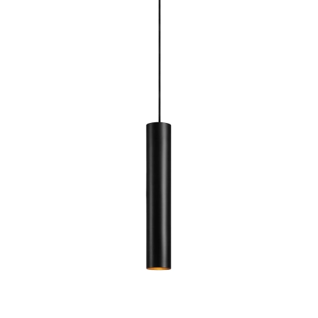 Lampa wisząca typu czarna tuba z gwintem GU10 107879 z serii RUBEN