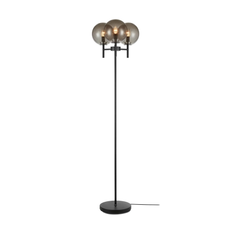 Lampa podłogowa z trzema przydymionymi kulami 107947 z serii CROWN