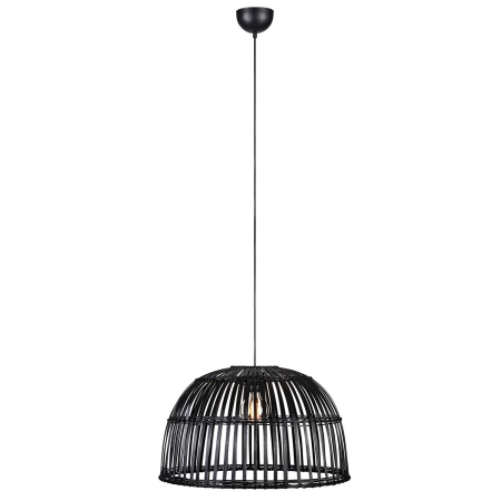 Czarna lampa wisząca w stylu rustykalnym 107981 z serii COTTAGE