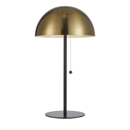 Lampka stołowa z kloszem w kolorze mosiądzu 108257 z serii DOME