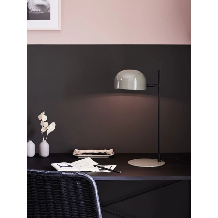 Lampa biurkowa z szarym kloszem na mały gwint 108292 z serii POSE 4