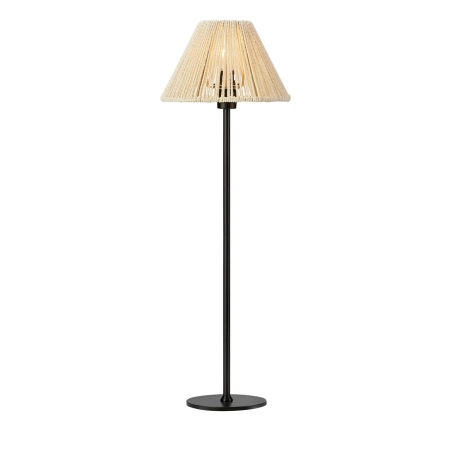 Lampa stojąca w stylu eco, z plecionym abażurem 108445 z serii CORDA