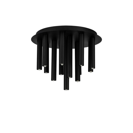 Dekoracyjna, okrągła, czarna lampa sufitowa 108505 z serii GOCCE