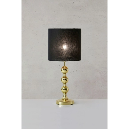 Abażurowa lampka do salonu w stylu glamour 108574 z serii OCTO - wizualizacja