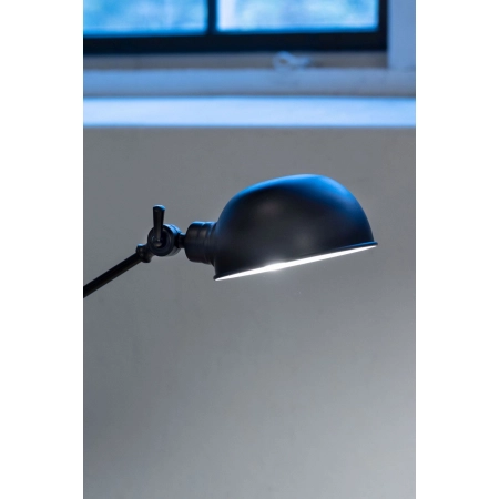 Designerska, czarna lampka do stylowego biura 108584 z serii PORTLAND - wizualizacja 2