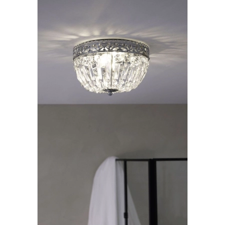 Kryształowa lampa sufitowa w stylu glamour 108599 z serii ETIENNE - wizualizacja 2