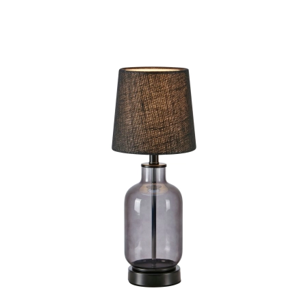 Lampka nocna z dymioną, szklaną podstawą 108695 z serii COSTERO