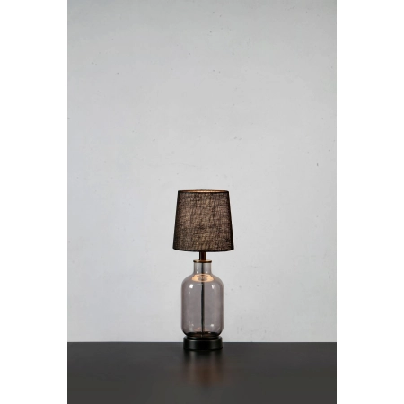 Lampka nocna z dymioną, szklaną podstawą 108695 z serii COSTERO - wizualizacja