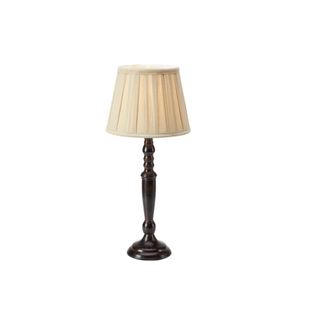 Elegancka, brązowa lampka z abażurem 108776 z serii CHOCOLAT