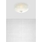 Biała lampa sufitowa ze złotym wzorem w listki 107754 z serii BLAD 2