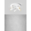 Biała lampa sufitowa z regulowanymi reflektorami 107781 z serii TORINO 2