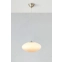 Lampa wisząca ze spłaszczonym, białym kloszem 108437 z serii LOCUS - wizualizacja 2
