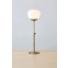 Stylowa lampka stołowa z białym kloszem, do salonu 108546 z serii RISE - wizualizacja 2