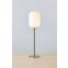 Prosta lampa stołowa z ryflowanym, białym kloszem 108561 z serii CAVA - wizualizacja 3