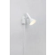 Mały, biały reflektorek ścienny do sypialni 108689 z serii METRO - wizualizacja