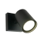 Czarny, prosty kinkiet w kształcie tuby, do holu MX W0219 z serii TOP