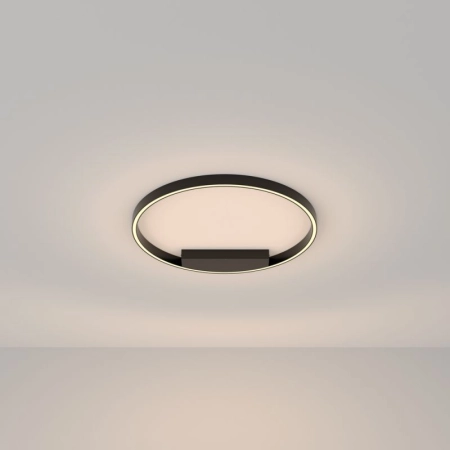 Czarna lampa sufitowa, zintegrowany LED MOD058CL-L35B3K z serii RIM