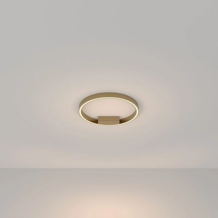 Złota lampa sufitowa, LED 25W MOD058CL-L25BS3K z serii RIM