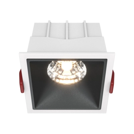 Kwadratowe oczko LED 3000K 8,5cm DL043-01-15W3K-SQ-WB z serii ALFA LED