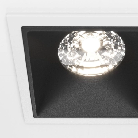 Punktowy kwadrat LED 4000K 8,5cm DL043-01-15W4K-SQ-WB z serii ALFA LED 2