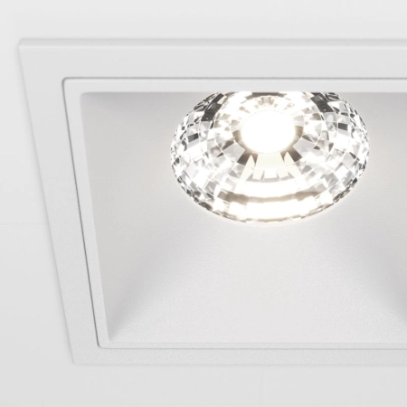 Kwadratowe światło LED 4000K 8,5cm DL043-01-15W4K-SQ-W z serii ALFA LED 2