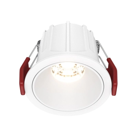 Białe oczko LED 3000K ⌀6,5cm DL043-01-10W3K-D-RD-W z serii ALFA LED