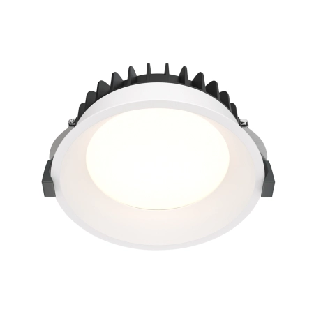 Oczko podtynkowe LED, okrąg ⌀12cm 4000K DL053-12W4K-W z serii OKNO