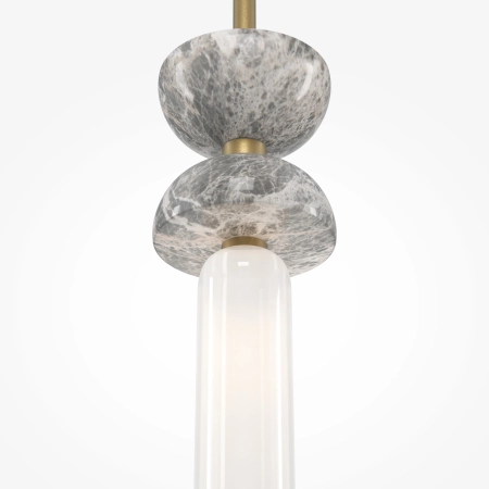 Subtelna lampa wisząca, ledowa dekoracja MOD178PL-01GR z serii KYOTO