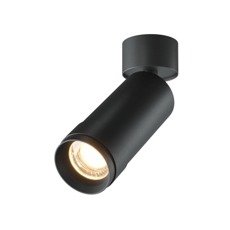 Ruchoma lampa, czarny reflektor C055CL-L12W3K-Z-B z serii FOCUS ZOOM