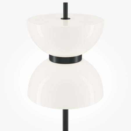 Czarno-biała lampa podłogowa LED MOD178FL-L11B3K z serii KYOTO