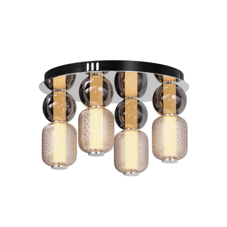 Ledowa lampa sufitowa, dekoracyjna MOD273CL-L60CH3K z serii DROP
