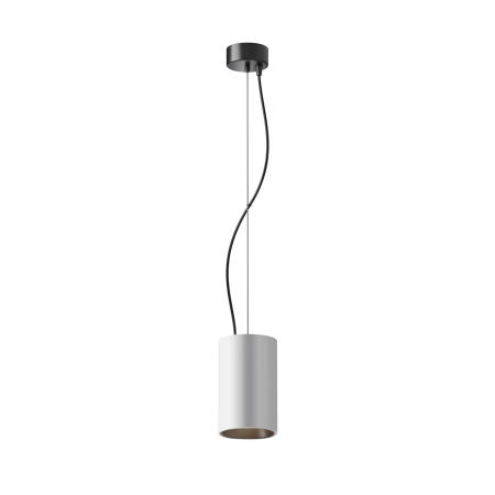 Biała lampa wisząca, zintegrowany LED P089PL-25W3K-W z serii EFIR