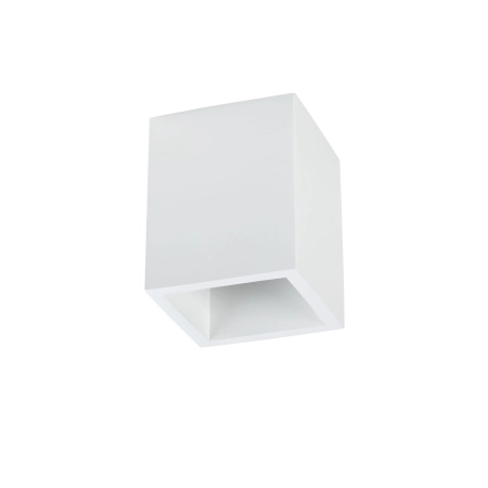 Gipsowa, biała lampa sufitowa spot 13,5cm C002CW-01W z serii CONIK GYPS