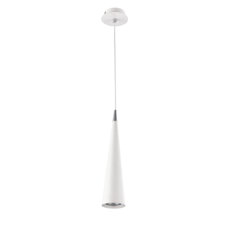 Punktowa, biała lampa wisząca do kuchni P318-PL-01-W z serii NEVILL