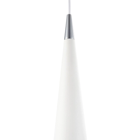 Punktowa, biała lampa wisząca do kuchni P318-PL-01-W z serii NEVILL 2