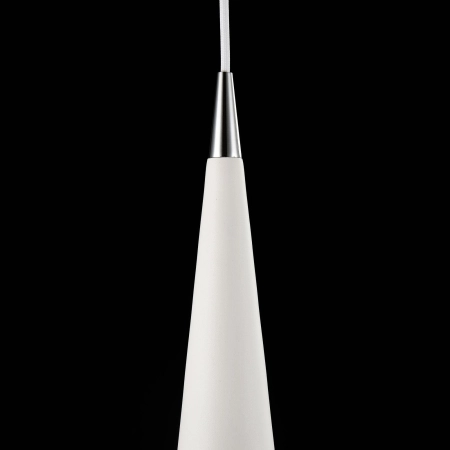 Punktowa, biała lampa wisząca do kuchni P318-PL-01-W z serii NEVILL 4