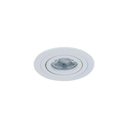 Biały podtynkowy punktowy reflektor oczko DL023-2-01W z serii ATOM