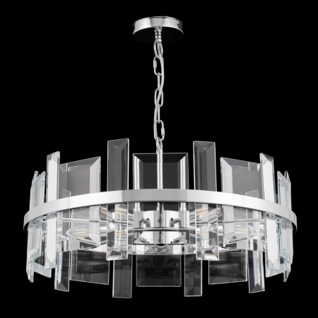 Lampa wisząca z kryształowym kloszem ⌀60cm MOD201PL-05N z serii CEREZO 2