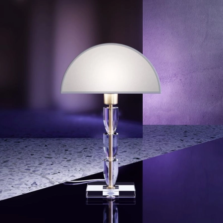 Designerska lampka stołowa modern glamour Z034TL-01BZ z serii PRIMA - wizualizacja