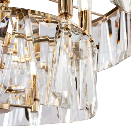 Złota lampa wisząca w stylu glamour ⌀68cm MOD043PL-12G z serii PUNTES 2 3