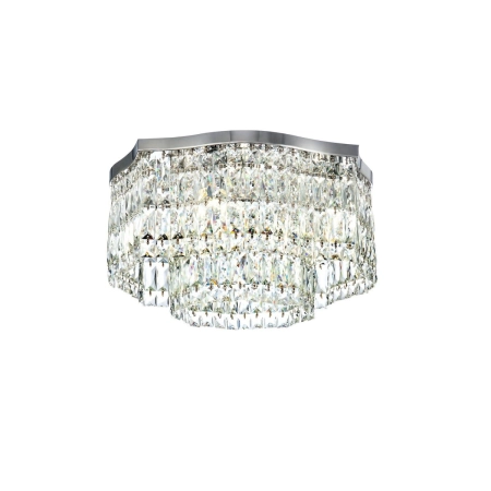 Elegancka lampa sufitowa z kryształami DIA005CL-06CH z serii DUNE