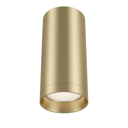 Złota, dekoracyjna lampa sufitowa spot C010CL-01MG z serii FOCUS 2